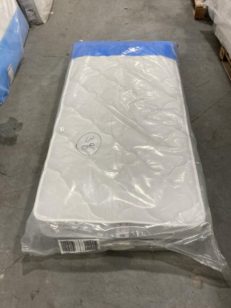 Lot 396  
            Chesterfield SR36 - Collection or Optional Delivery Available 

                
90 X 190 CM MATTRESS IN WHITE (LOCATION: SR36 B1)