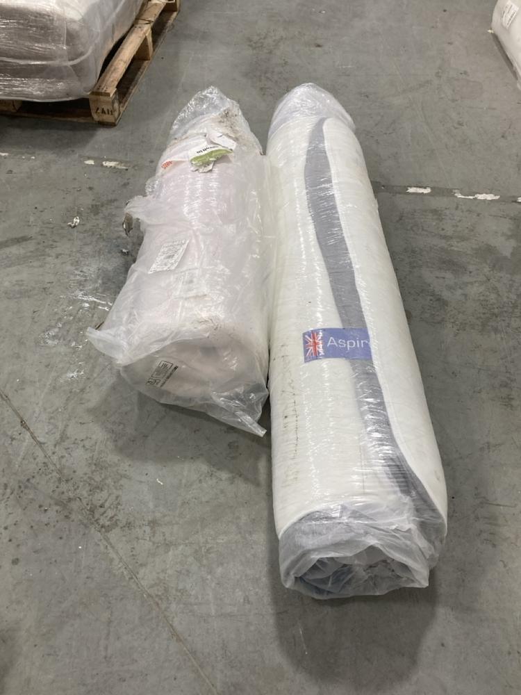 Lot 413  
            Chesterfield SR36 - Collection or Optional Delivery Available 

                
150 X 200 CM MATTRESS IN WHITE TO INCLUDE ROLLED UP MATTRESS IN WHITE (LOCATION: ...