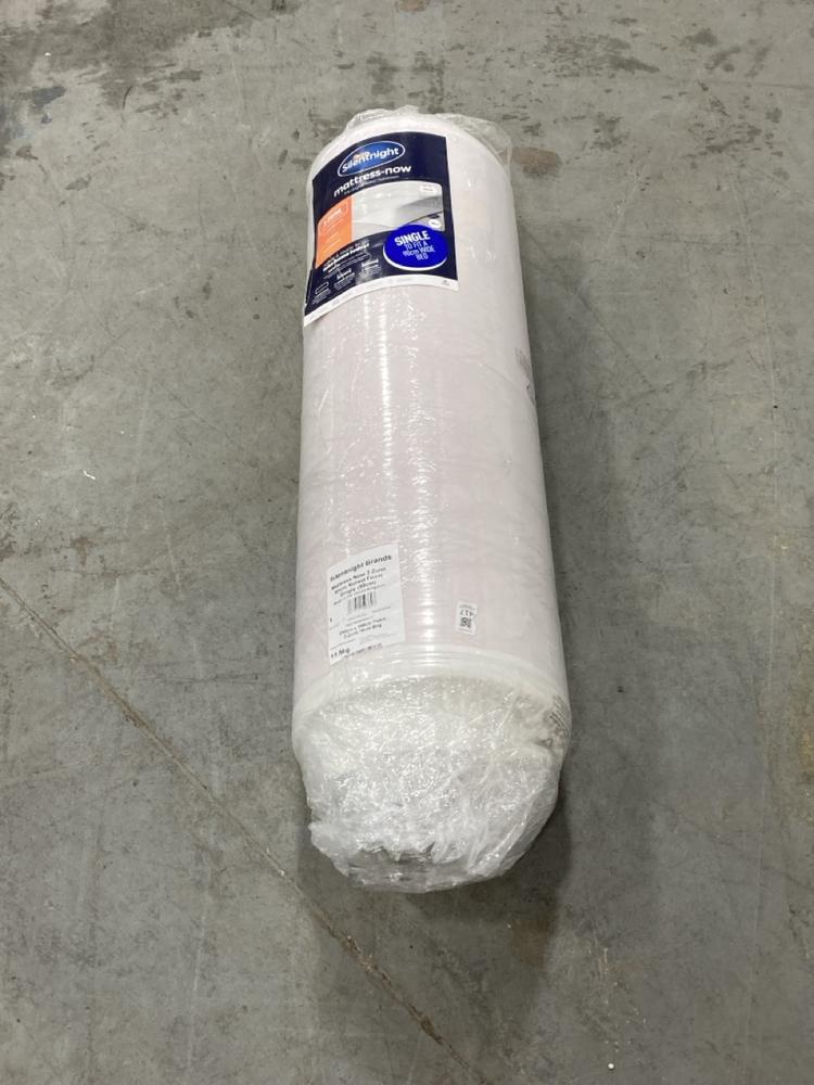 Lot 417  
            Chesterfield SR36 - Collection or Optional Delivery Available 

                
85 CM WIDE MATTRESS IN PINK / WHITE / BLUE (LOCATION: SR36 B1)