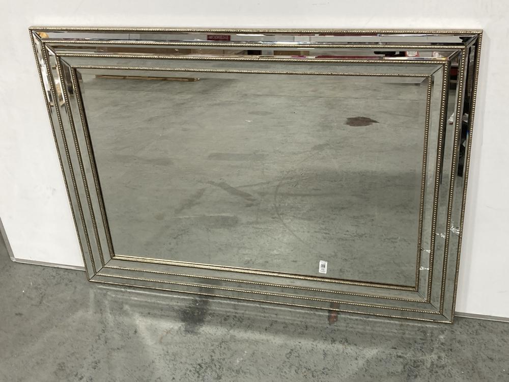 Lot 41  
            Chesterfield SR36 - Collection 

                
LEVEN MIRROR 820X25X1120MM - ITEM NO. 238311 - ORIGINAL RRP £167.95 *CRACKED* (CO...