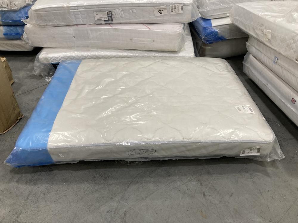 Lot 435  
            Chesterfield SR36 - Collection or Optional Delivery Available 

                
150 X 200 CM MATTRESS IN WHITE (LOCATION: SR36 B1)