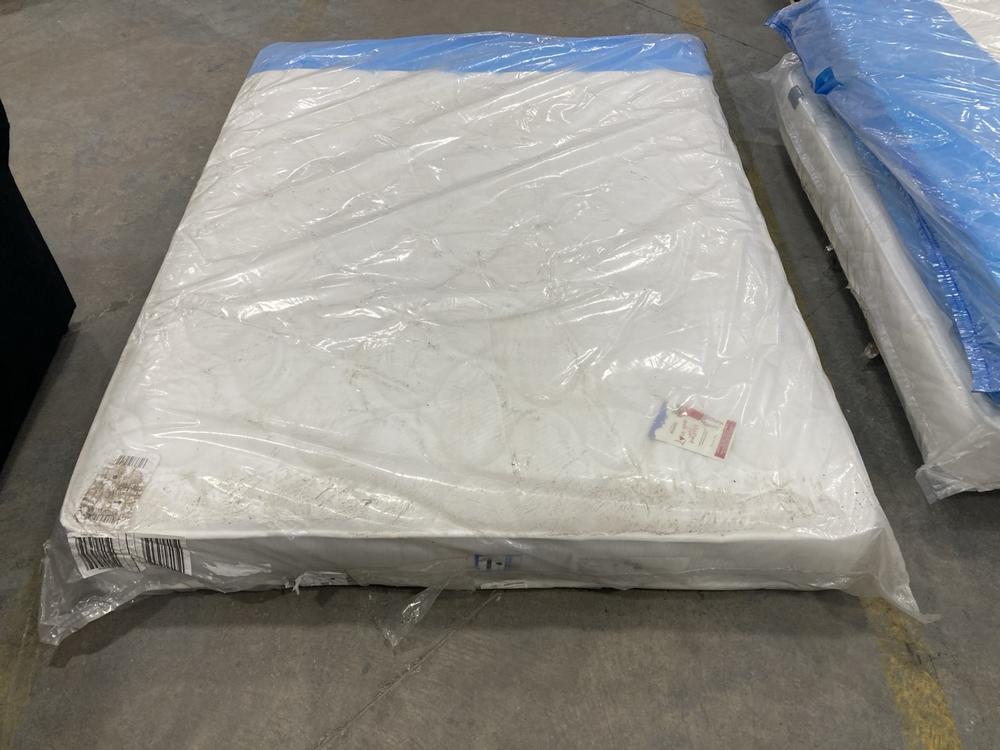 Lot 447  
            Chesterfield SR36 - Collection or Optional Delivery Available 

                
150 X 200 CM MATTRESS IN WHITE (LOCATION: SR36 B1)