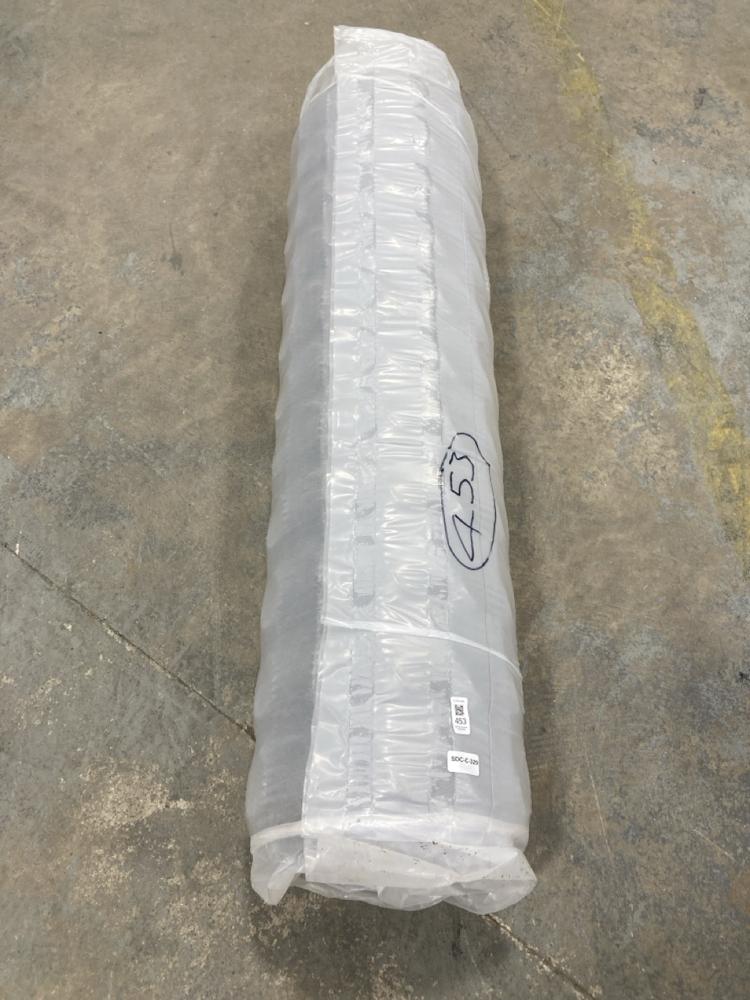 Lot 453  
            Chesterfield SR36 - Collection or Optional Delivery Available 

                
120CM WIDE ROLLED MATTRESS IN WHITE/GREY (LOCATION: SR36 B1)