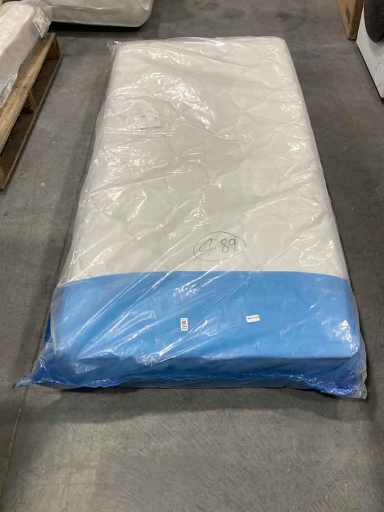 Lot 489  
            Chesterfield SR36 - Collection or Optional Delivery Available 

                
90 X 190CM MATTRESS IN WHITE (LOCATION: SR36 B1)