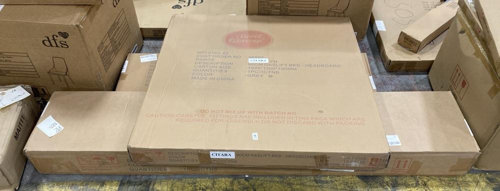 Lot 509  
            Chesterfield SR36 - Collection or Optional Delivery Available 

                
DFS 90CM GAS LIFT BED IN GREY ( BOX1/3 2/3 3/3) (BNBEF4RADW) (LOCATION: SR36 B2)