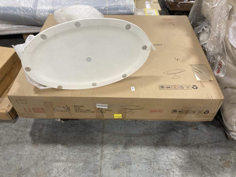 Lot 576  
            Chesterfield SR36 - Collection 

                
DFS EXTENDING DINING TABLE IN WHITE (COLLECTION ONLY) (LOCATION: SR36 B4)