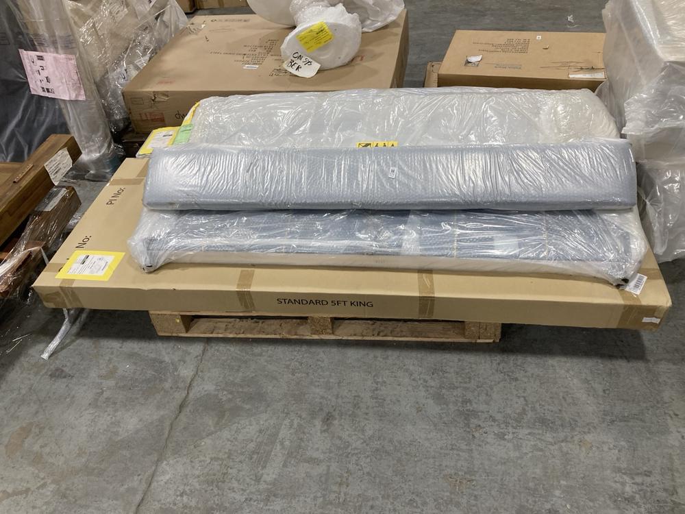 Lot 579  
            Chesterfield SR36 - Collection or Optional Delivery Available 

                
DFS 5FT BED FRAME IN GOLD (BOX 1/4 2/4 3/4 4/4) (LOCATION: SR36 B4)