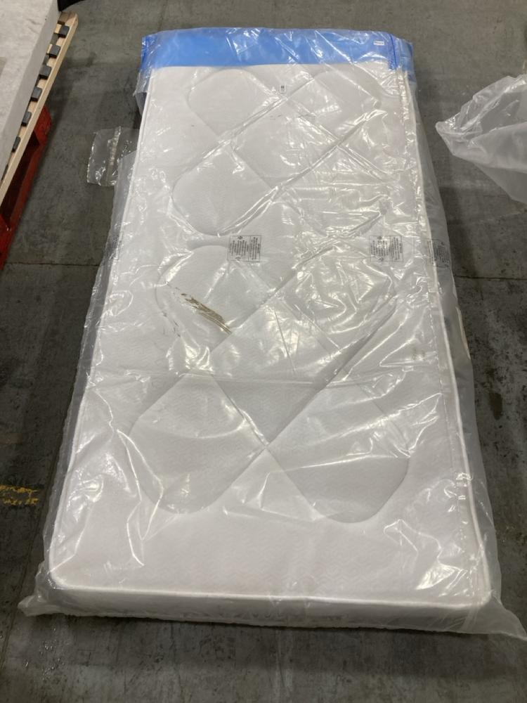 Lot 583  
            Chesterfield SR36 - Collection or Optional Delivery Available 

                
DFS 90CM WIDE MATTRESS IN WHITE (LOCATION: SR36 B4)