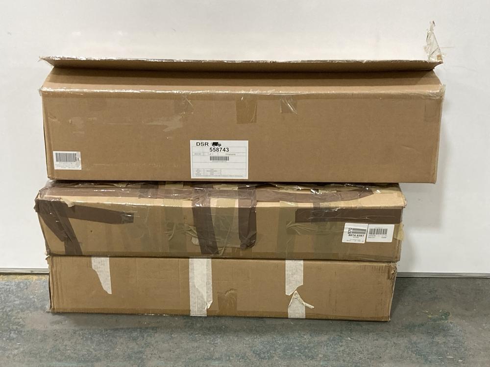 Lot 99  
            Chesterfield SR36 - Collection or Optional Delivery Available 

                
3 X ASSORTED ITEMS TO INCLUDE 7FT NORDIC TREE IN GREEN - ITEM NO. 558743 (LOCATIO...