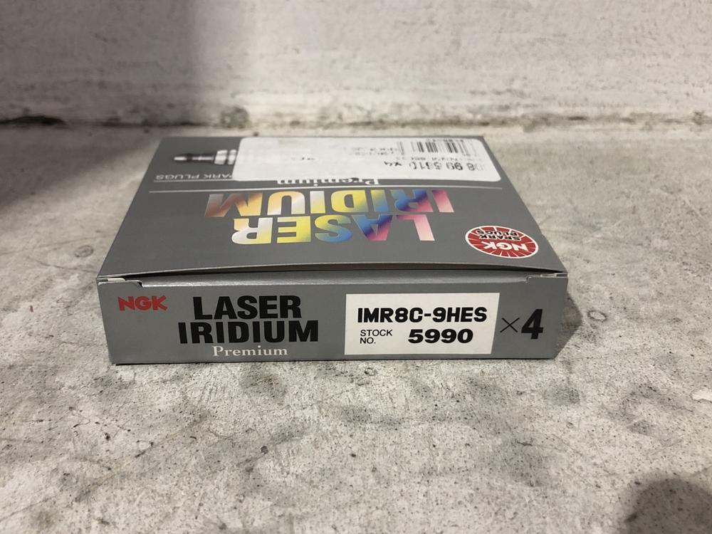 Lot 1001  
            Chesterfield SR45 - Parcel Delivery Only 

                
NGK LASER IRIDIUM 5990 PACK OF 4 SPARK PLUGS ORIGINAL RRP £100 (LOCATION: J7) - Image 2