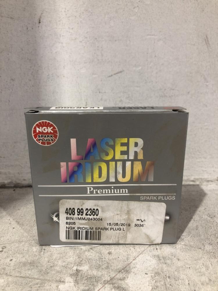 Lot 1003  
            Chesterfield SR45 - Parcel Delivery Only 

                
NGK LASER IRIDIUM 6205 PACK OF 4 SPARK PLUGS (LOCATION: J7)