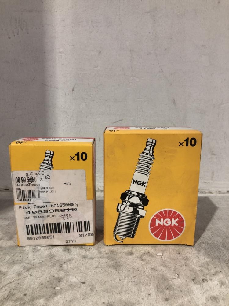 Lot 1014  
            Chesterfield SR45 - Parcel Delivery Only 

                
NGK 6817 PACK OF 10 SPARK PLUGS TO INCLUDE NGK 5990 PACK OF 10 SPARK PLUGS (LOCAT...