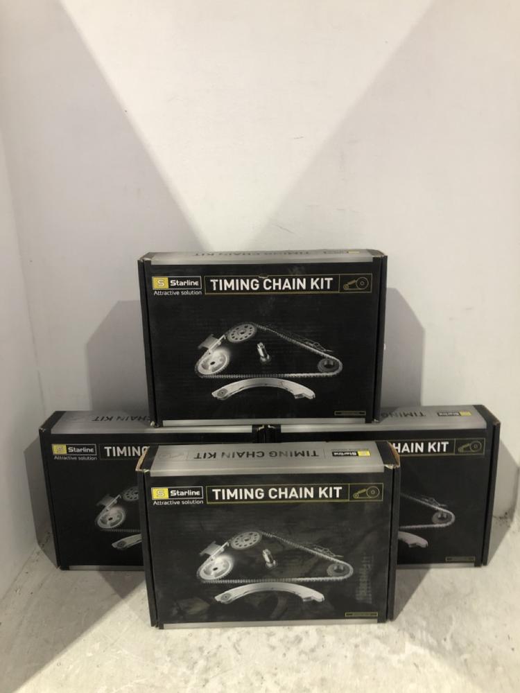 Lot 1016  
            Chesterfield SR45 - Parcel Delivery Only 

                
4 X STARLINE 352540101 TIMING CHAIN KITS TOTAL ORIGINAL RRP £1416 (LOCATION: J7)