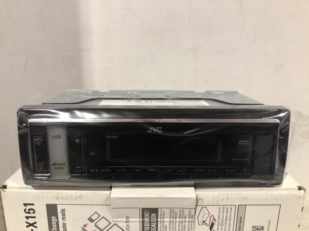 Lot 1018  
            Chesterfield SR45 - Parcel Delivery Only 

                
JVC KD-X161 DIGITAL MEDIA/RADIO RECEIVER ORIGINAL RRP £115 (LOCATION: J7) - Image 2