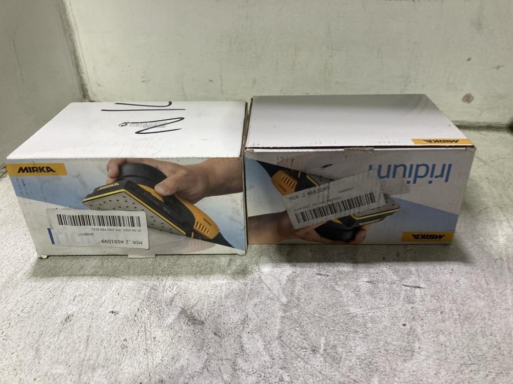 Lot 1068  
            Chesterfield SR45 - Parcel Delivery Only 

                
4 X ASSORTED MIRKA PRODUCTS TO INCLUDE MIRKA BASECUT P120 PACK OF 100 (LOCATION: J8) - Image 2