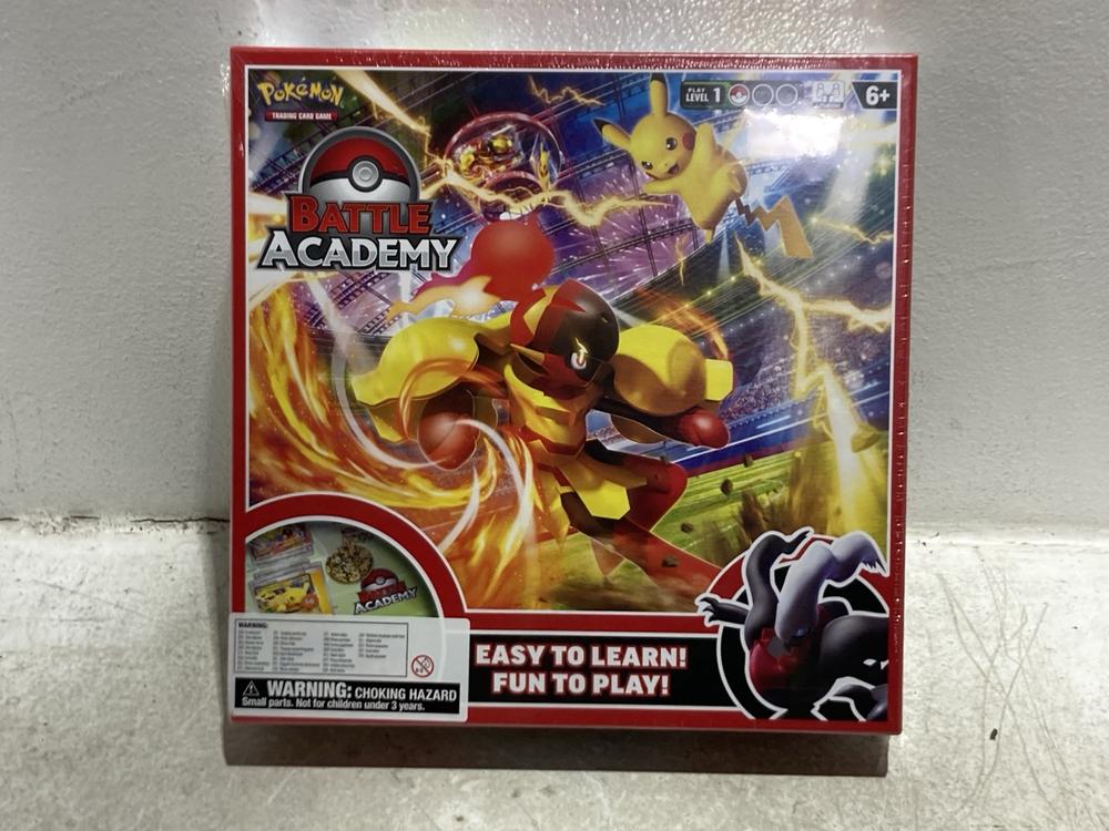 Lot 1128  
            Chesterfield SR45 - Parcel Delivery Only 

                
4 X ASSORTED TOYS TO INCLUDE POKEMON BATTLE ACADEMY (LOCATION: K1) - Image 3