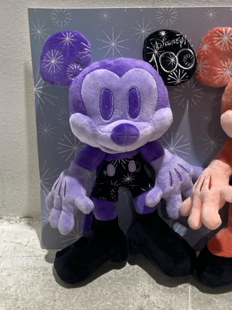 Lot 1141  
            Chesterfield SR45 - Parcel Delivery Only 

                
DISNEY 100 YEARS OF WONDER EDITION MICKEY & MINNIE RED/PURPLE PLUSH FIGURES COLLE... - Image 4