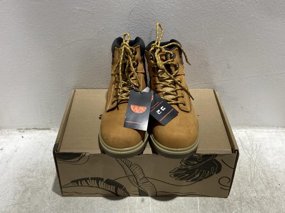 Lot 1143  
            Chesterfield SR45 - Parcel Delivery Only 

                
WORKSITE UNISEX SAFETY BOOTS SIZE 4 (LOCATION: K1)