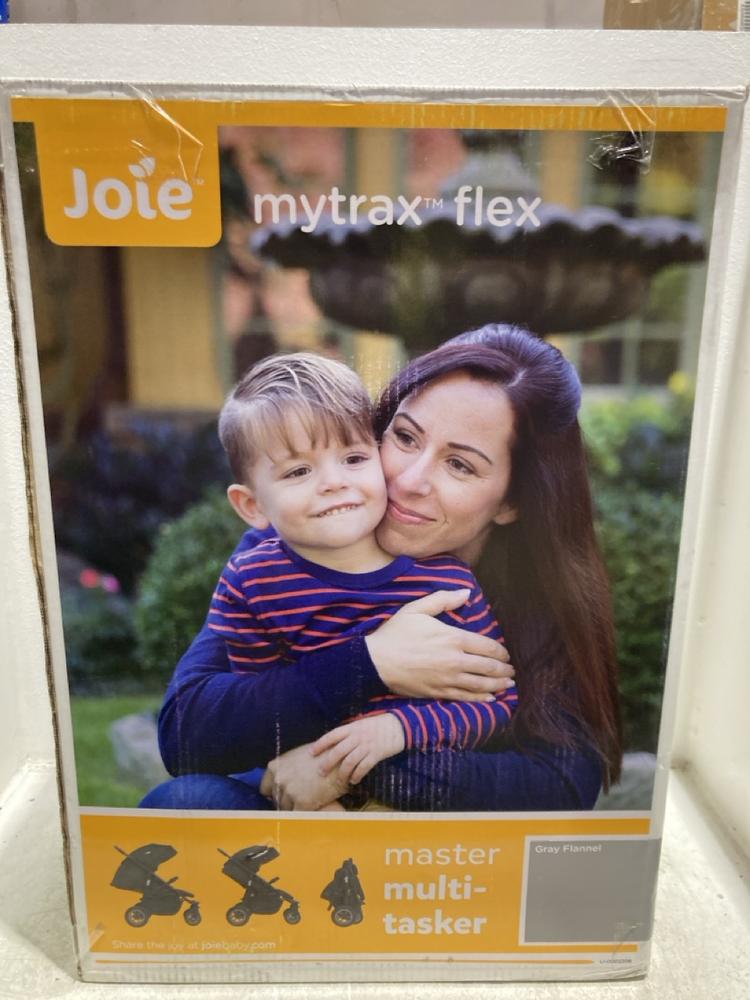 Lot 1149  
            Chesterfield SR45 - Parcel Delivery Only 

                
JOIE MYTRAX FLEX COMBO CRUISER ORIGINAL RRP £178 (LOCATION: K1)