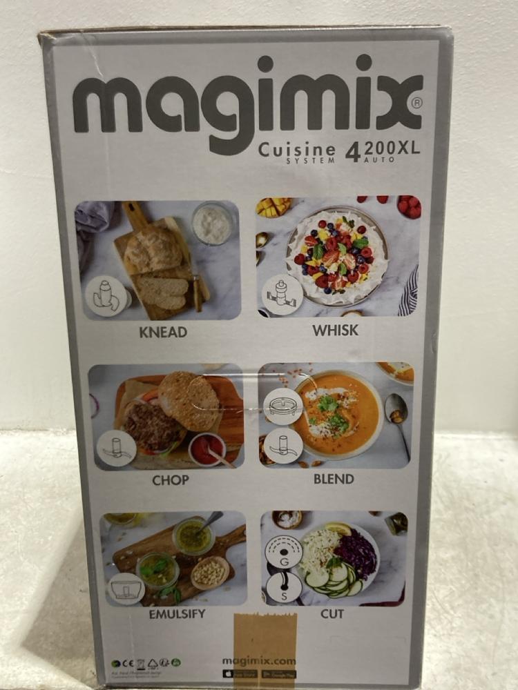 Lot 1152  
            Chesterfield SR45 - Parcel Delivery Only 

                
MAGIMIX CUISINE SYSTEM 4200XL AUTO FOOD PROCESSOR ORIGINAL RRP £399 (LOCATION: K1) - Image 3