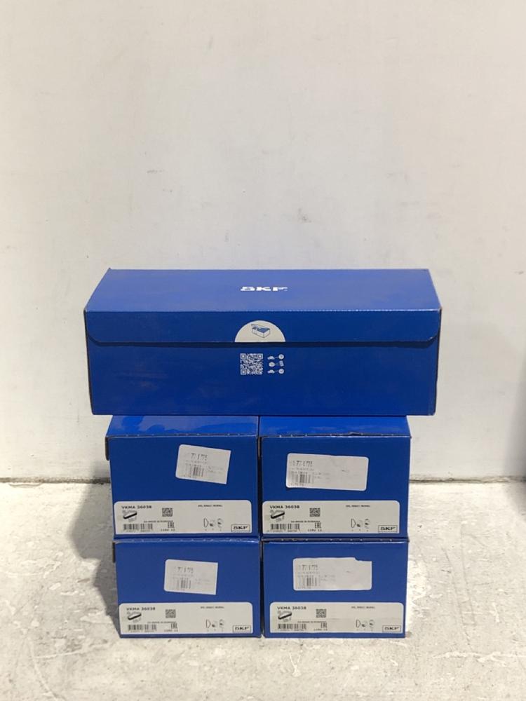 Lot 1178  
            Chesterfield SR45 - Parcel Delivery Only 

                
5X SKF VKMA36038 OPEL ,RENAULT ,VAUXHALL TIMING BELT (LOCATION: K3)