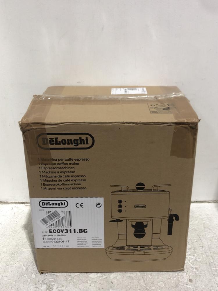 Lot 1186  
            Chesterfield SR45 - Parcel Delivery Only 

                
DELONGHI ICONA VINTAGE ORIGINAL RRP £168 (LOCATION: K3)