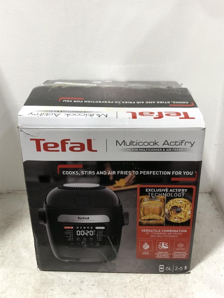 Lot 118  
            Chesterfield SR45 - Parcel Delivery Only 

                
TEFAL MULTICOOK ACTIFRY ACTIVE MULTI COOKER & AIR FRYER (LOCATION: G3)