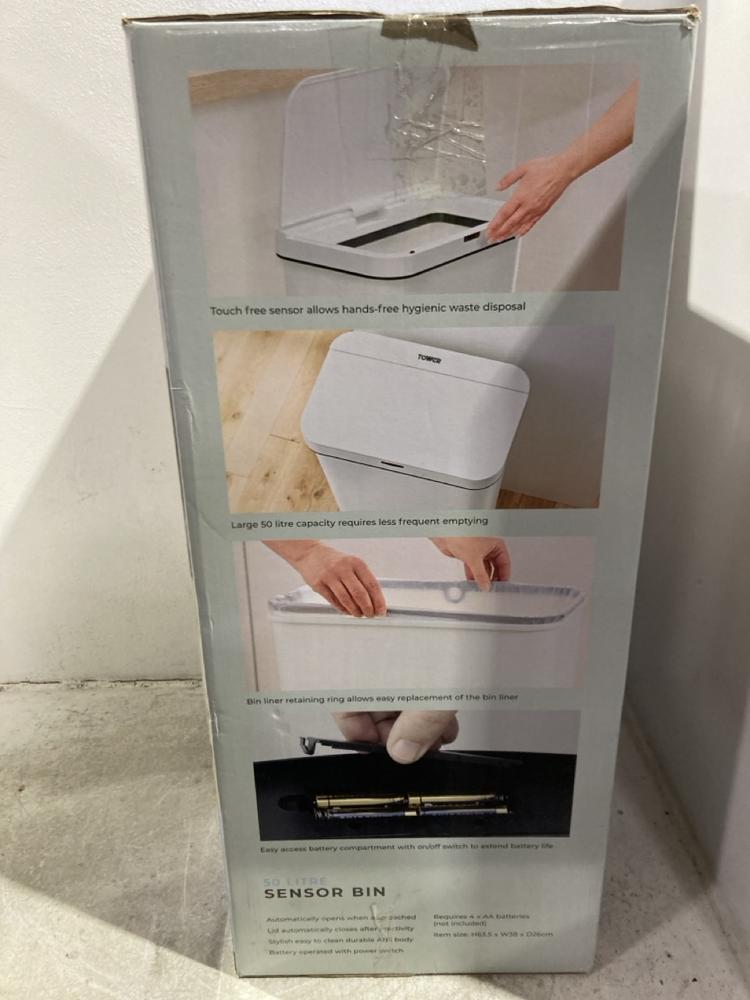 Lot 1197  
            Chesterfield SR45 - Parcel Delivery Only 

                
TOWER 50 LITRE SENSOR BIN (LOCATION: K3) - Image 3