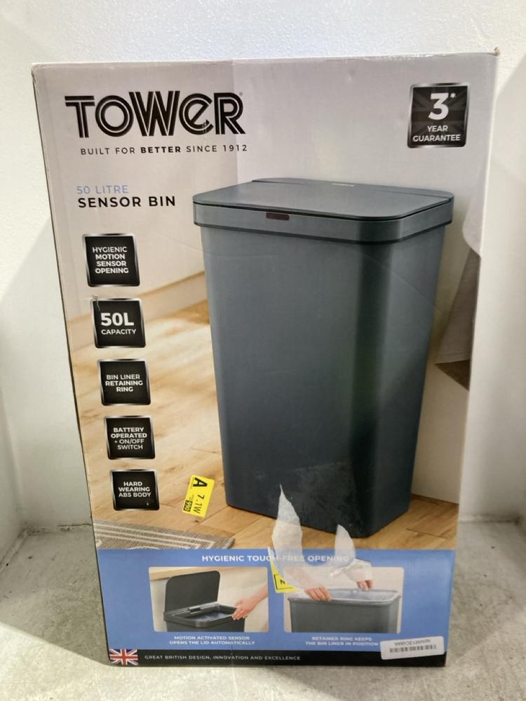 Lot 1198  
            Chesterfield SR45 - Parcel Delivery Only 

                
TOWER 50 LITRE SENSOR BIN (LOCATION: K4)