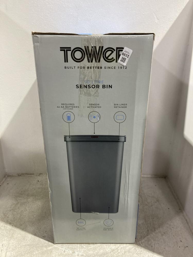 Lot 1198  
            Chesterfield SR45 - Parcel Delivery Only 

                
TOWER 50 LITRE SENSOR BIN (LOCATION: K4) - Image 3