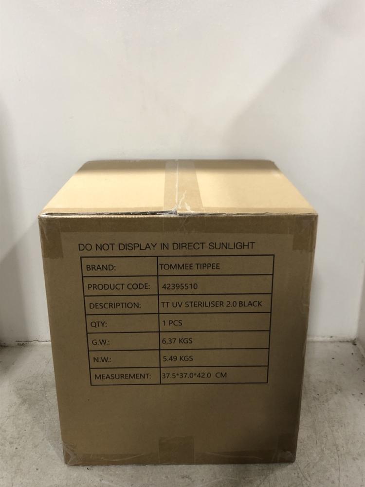 Lot 138  
            Chesterfield SR45 - Parcel Delivery Only 

                
TOMMEE TIPPEE TT UV STERILIZER 2.0 BLACK (LOCATION: G4)