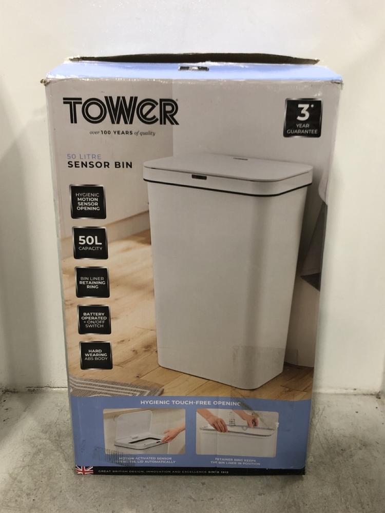 Lot 139  
            Chesterfield SR45 - Parcel Delivery Only 

                
TOWER 50 LITRE SENSOR BIN (LOCATION: G4)