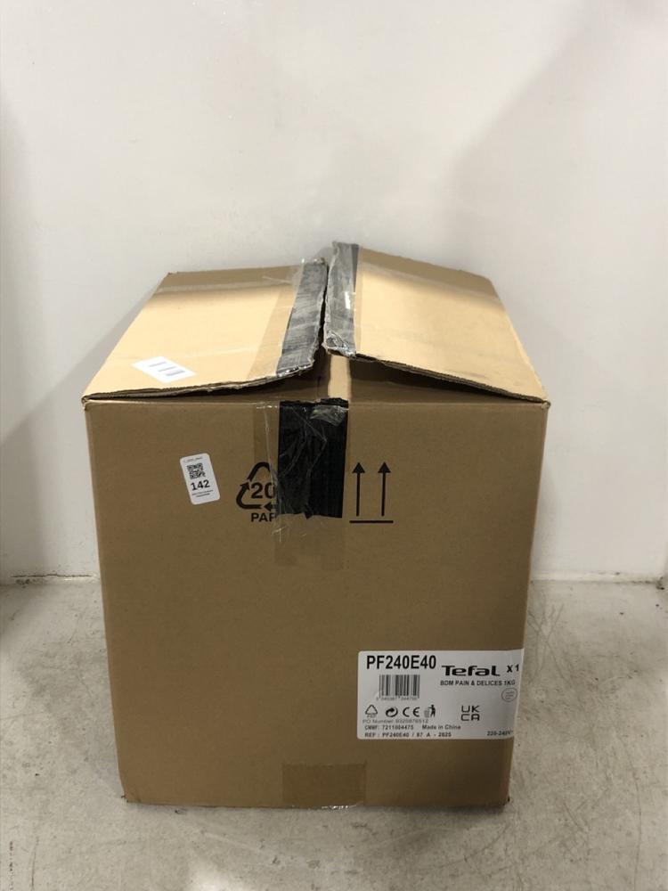 Lot 142  
            Chesterfield SR45 - Parcel Delivery Only 

                
TEFAL BREAD MAKER PAIN & DELICES (LOCATION: G4)