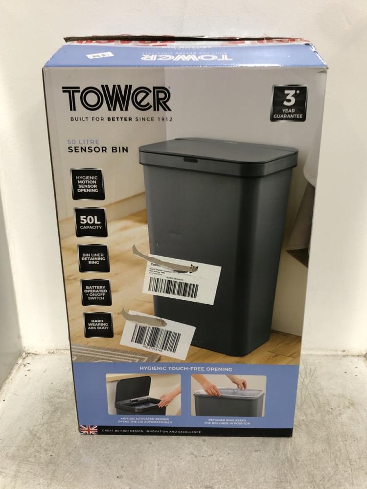 Lot 165  
            Chesterfield SR45 - Parcel Delivery Only 

                
TOWER 50 LITRE SENSOR BIN (LOCATION: G5)