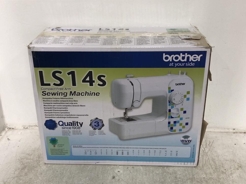 Lot 169  
            Chesterfield SR45 - Parcel Delivery Only 

                
BROTHER AT YOUR SIDE LS14S COMPACT FREE ARM SEWING MACHINE (LOCATION: G5)