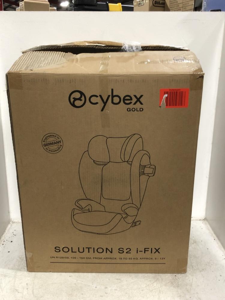Lot 178  
            Chesterfield SR45 - Parcel Delivery Only 

                
CYBEX GOLD SOLUTION S2 I-FIX CAR SEAT (LOCATION: G5)
