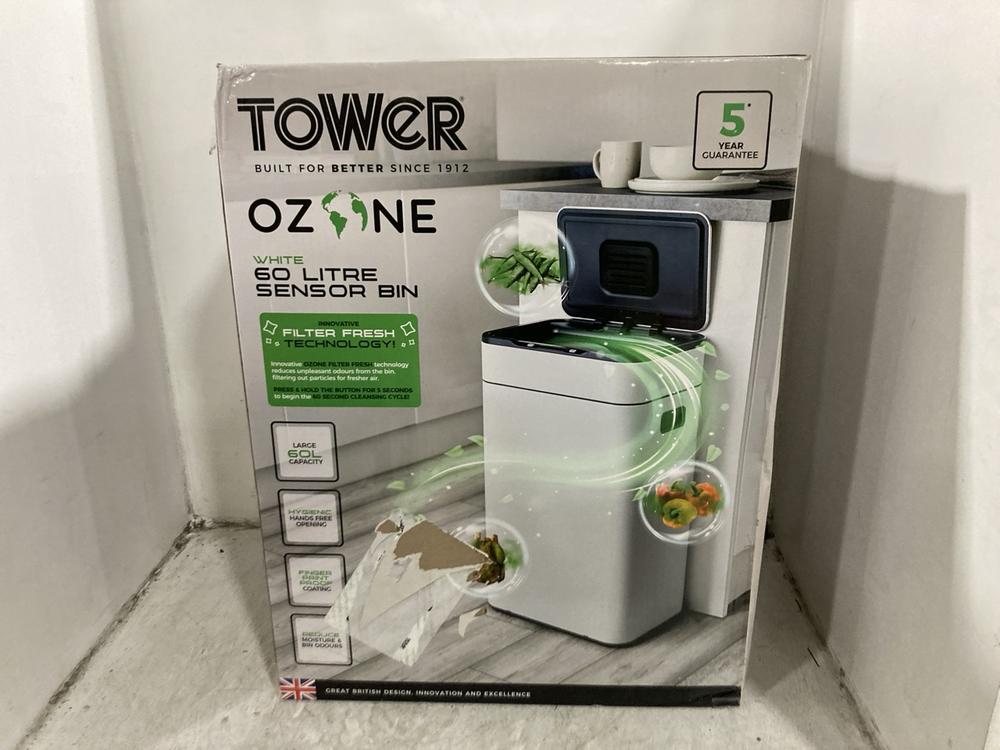 Lot 179  
            Chesterfield SR45 - Parcel Delivery Only 

                
TOWER WHITE 60L SENSOR BIN (LOCATION: G6)