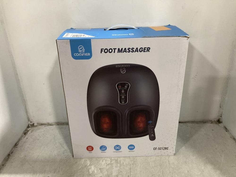 Lot 197  
            Chesterfield SR45 - Parcel Delivery Only 

                
COMFIER FOOT MASSAGER CF-5212RC (LOCATION: G6)
