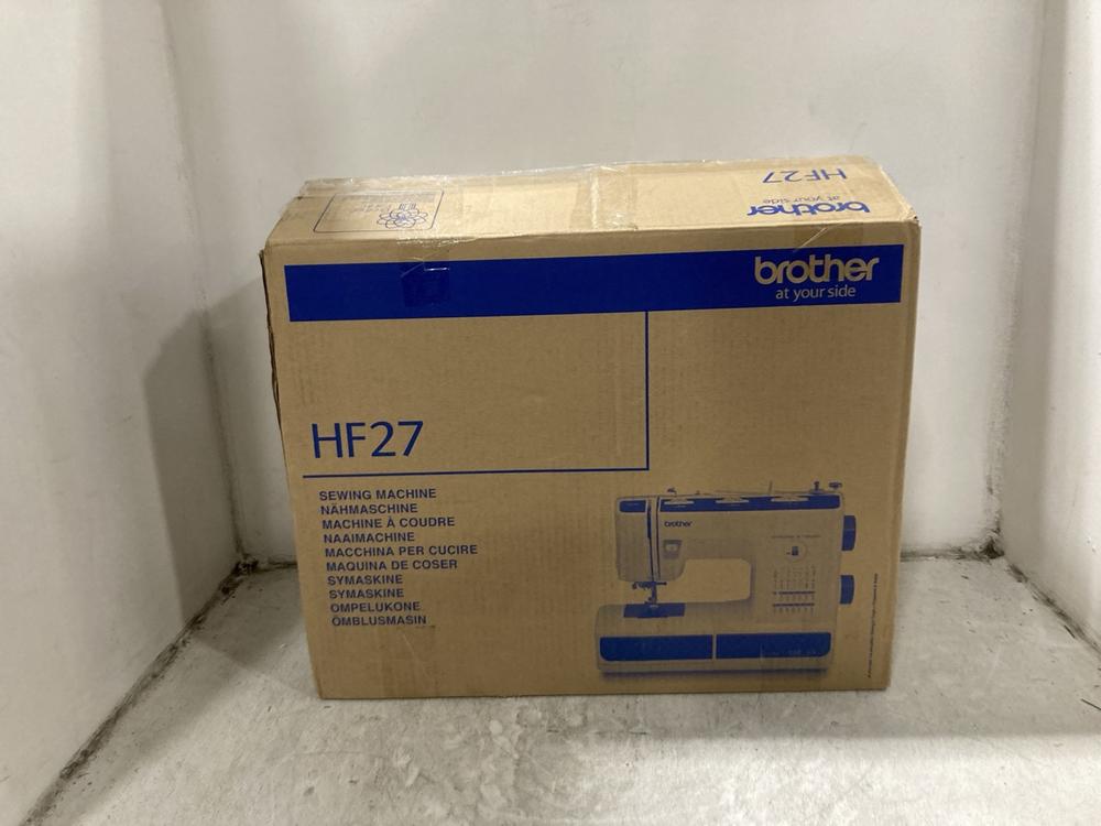 Lot 209  
            Chesterfield SR45 - Parcel Delivery Only 

                
BROTHER AT YOUR SIDE HF27 SEWING MACHINE (LOCATION: G7)