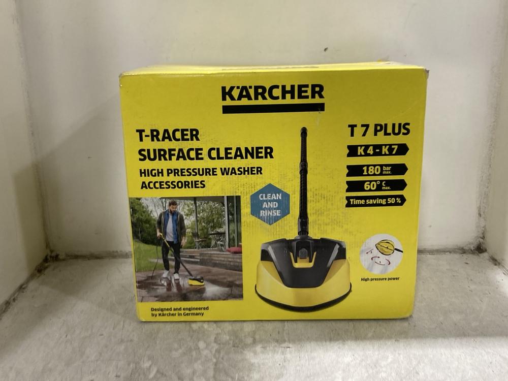Lot 214  
            Chesterfield SR45 - Parcel Delivery Only 

                
KARCHER T 7 PLUS T-RACER SURFACE CLEANER (LOCATION: G7)