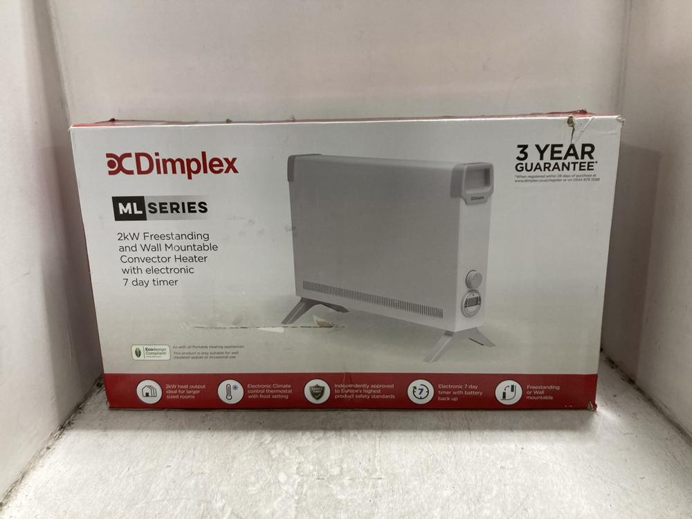 Lot 251  
            Chesterfield SR45 - Parcel Delivery Only 

                
DIMPLEX 2KW FREESTANDING AND MOUNTABLE CONVECTOR HEATER (LOCATION: G8)