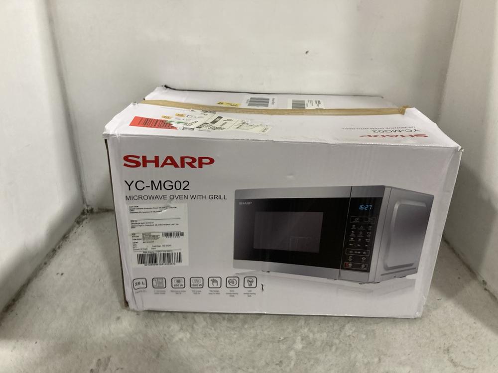 Lot 273  
            Chesterfield SR45 - Parcel Delivery Only 

                
SHARP YC-MS01 MICROWAVE OVEN (LOCATION: G9)