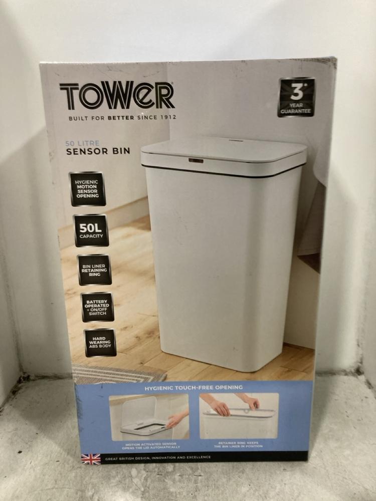 Lot 299  
            Chesterfield SR45 - Parcel Delivery Only 

                
TOWER 50 LITRE SENSOR BIN (LOCATION: G10)