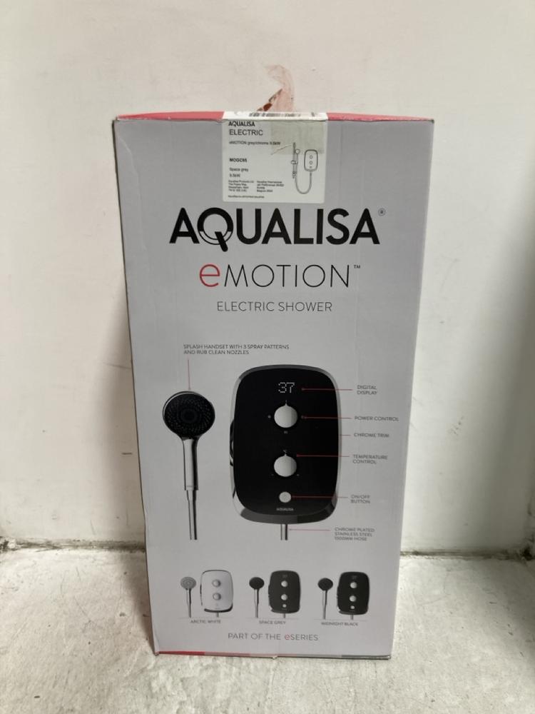 Lot 311  
            Chesterfield SR45 - Parcel Delivery Only 

                
AQUALISA EMOTION ELECTRIC SHOWER MOGC95 ORIGINAL RRP £267 (LOCATION: H1)