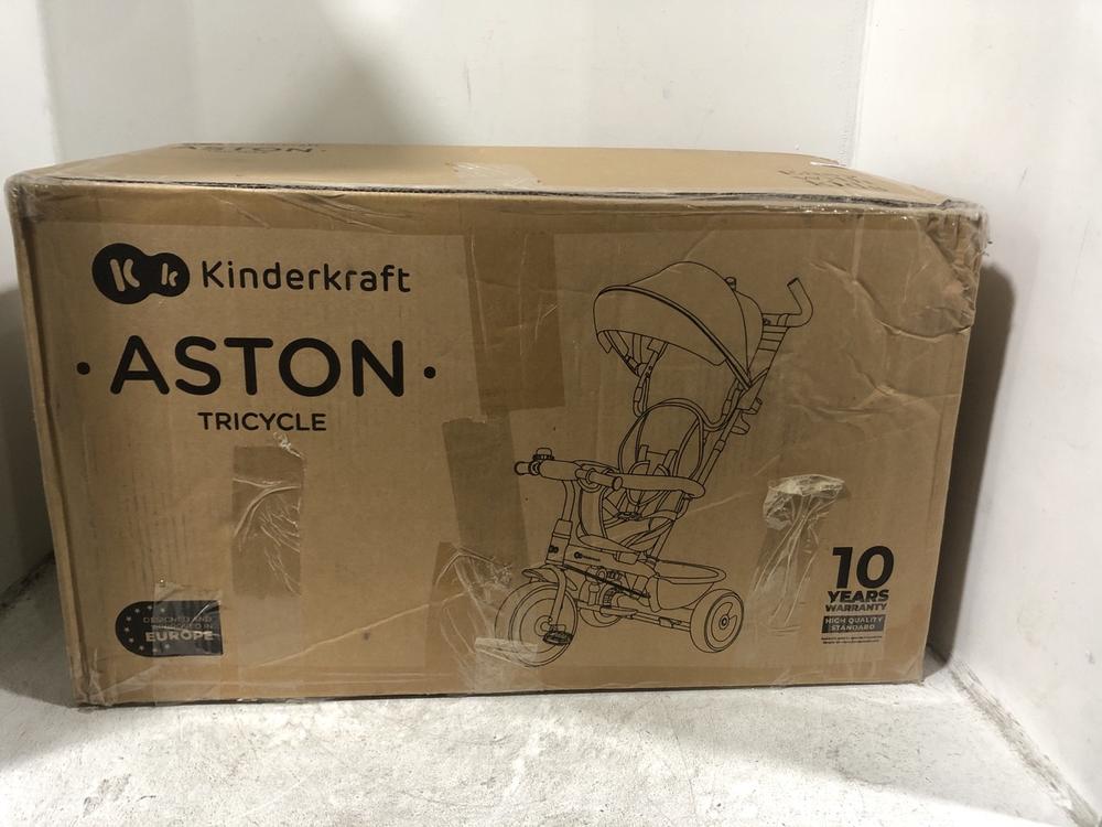 Lot 338  
            Chesterfield SR45 - Parcel Delivery Only 

                
KINDERKRAFT ASTON TRICYCLE (LOCATION: H2)