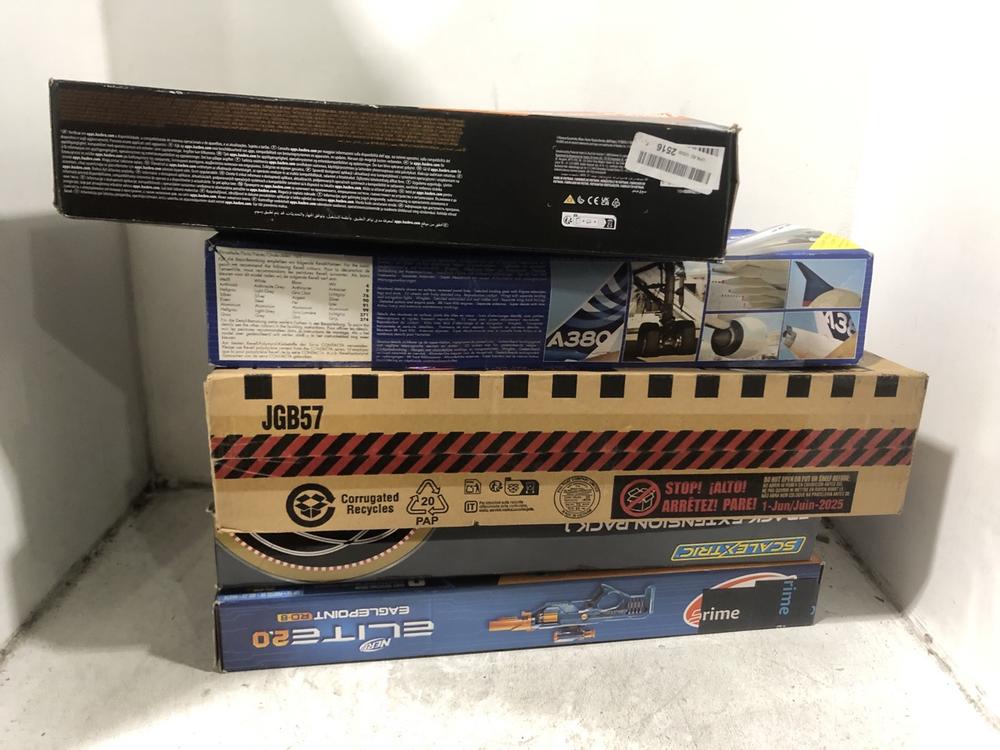 Lot 345  
            Chesterfield SR45 - Parcel Delivery Only 

                
5 X ASSORTED TOYS TO INCLUDE NERF ELITE 2.0 (LOCATION: H2)