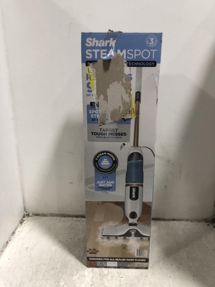 Lot 404  
            Chesterfield SR45 - Parcel Delivery Only 

                
SHARK STEAMSPOT STEAM MOP (LOCATION: H4)