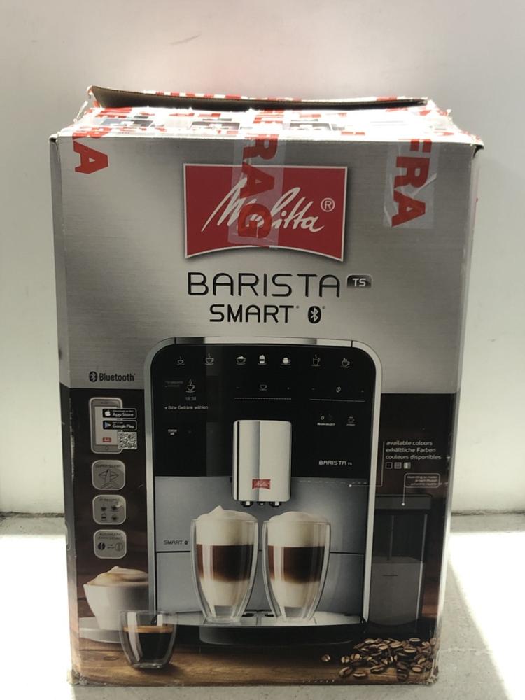 Lot 40  
            Chesterfield SR45 - Parcel Delivery Only 

                
MELITTA BARISTA SMART COFFEE MACHINE ORIGINAL RRP £1000 (LOCATION: L15)