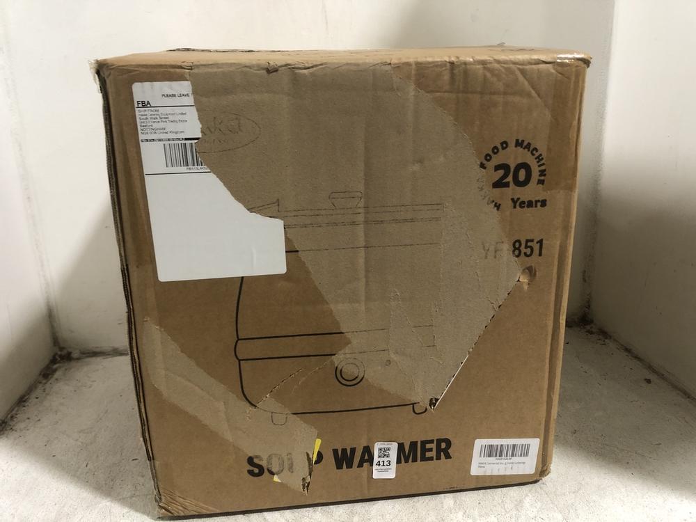 Lot 413  
            Chesterfield SR45 - Parcel Delivery Only 

                
HAKKA YF-851 SOUP WARMER (LOCATION: H5)