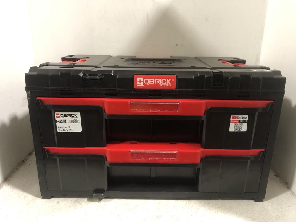 Lot 420  
            Chesterfield SR45 - Parcel Delivery Only 

                
QBRIK SYSTEM ONE DRAWER 2 TOOLBOX 2.0 ORIGINAL RRP £149 (LOCATION: H5)